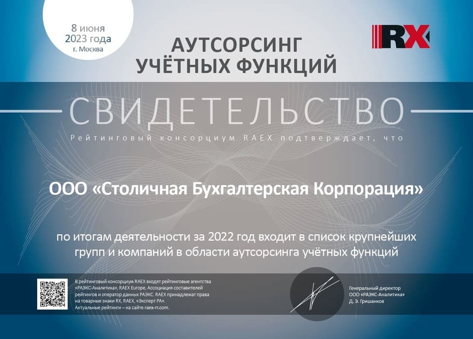 Сертификат Эксперт РА - Аудит